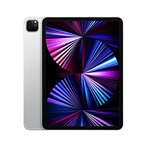 2021 Apple iPad Pro (de 11 Pulgadas, con Wi-Fi + Cellular, 1 TB) - Plata (3.ª generación)
