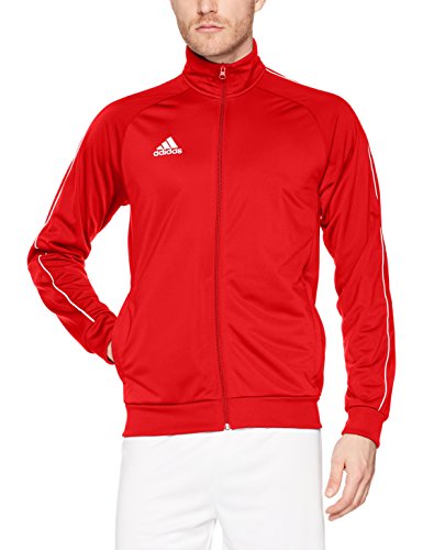 adidas Core18 PES Jkt Sport Jacket, Hombre, Rojo (Power Red/White), XS