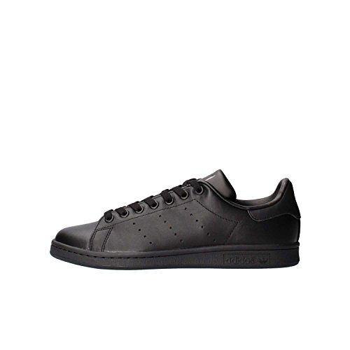 adidas Originals Stan Smith, Zapatillas de Deporte Adulto, Negro (Black/Black/Black), 42 2/3 EU