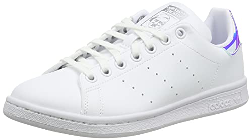 adidas Stan Smith, Sneaker, Footwear White/Footwear White/Silver Metallic, 36 2/3 EU