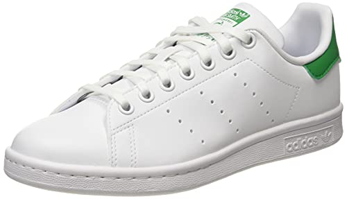 adidas Stan Smith, Sneaker, Footwear White/Footwear White/Green, 31.5 EU