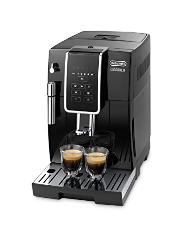 De'longhi Dinamica Ecam350.15.B - Cafetera superautomática,1450w,panel control intuitivo táctil lcd,dispositivo de cappuccino,negro (Basic)