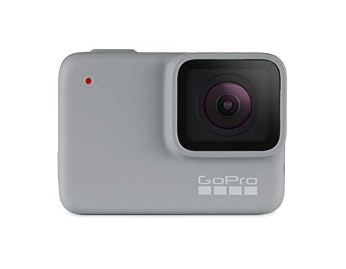 GoPro HERO7 White - Cámara de acción digital sumergible con pantalla táctil,vídeo HD 1440p y fotos de 10 MP (Blanco)