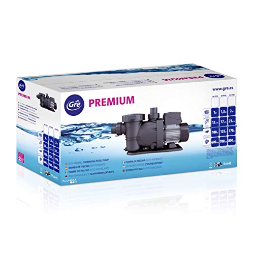 Gre PP151 Premium 1,5 CV Bomba de filtración para Piscina