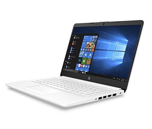 HP 14-cf0005ns - Ordenador portátil de 14&quot; HD (color blanco - teclado QWERTY Español) (4GB RAM | 1TB HDD, Intel Celeron)