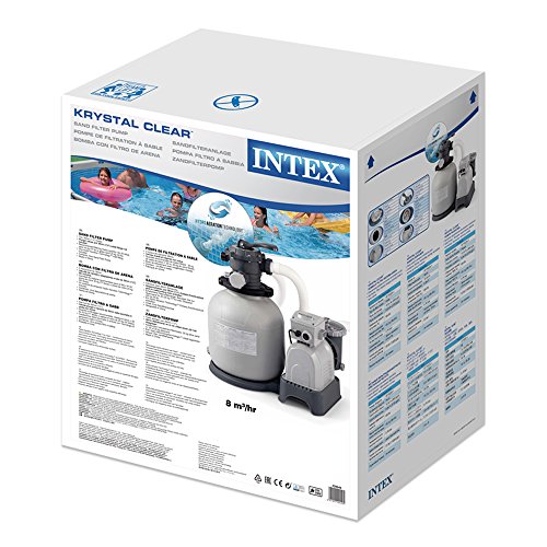 INTEX - Depuradora de Arena 14&quot;,10.500 l/h,40.000 l/Agua (28648)