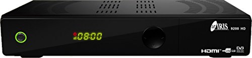 IRIS 9200 - Receptor de TV por satélite (color negro)