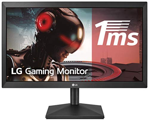 LG 20MK400H-B - Monitor WXGA de 49,4 cm (con Panel TN (1366 x 768 píxeles, 16:9, 200 cd/m², 600:1, 2 ms, NTSC &gt;72%, 60Hz) Color Negro Mate) (19.5&quot;)