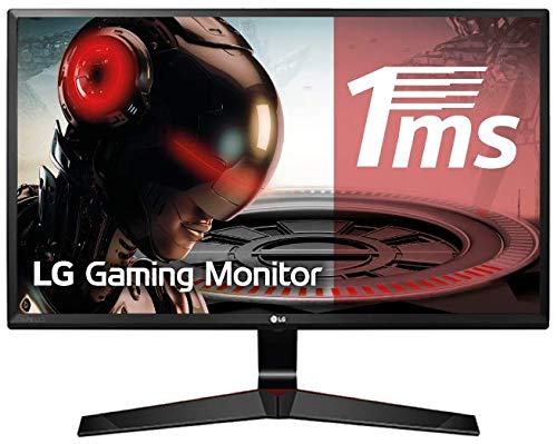 LG 24MP59G-P - Monitor Gaming FHD de 60 cm (con Panel IPS (1920 x 1080 píxeles, 16:9, 1 ms con MBR, 75Hz, 250 cd/m², 1000:1, sRGB &gt;99%, D-SUB x1, HDMI x1, DP x1), Color Negro) (24 pulgadas)