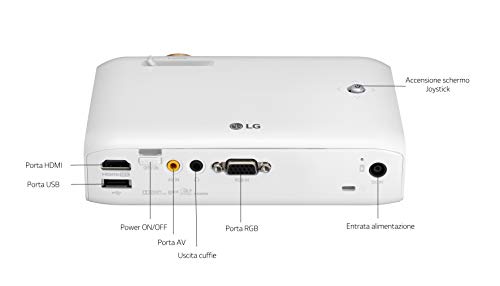 LG PH550G - Proyector Minibeam Portátil - Blanco (HD)