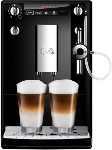 Melitta Caffeo Solo&amp;Perfect Milk E957-101 - Cafetera Automática, Espumador Automático, un Sólo Toque, 1.2 Litros, Negro
