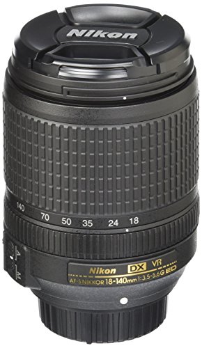 Nikon AF-S DX NIKKOR 18-140 f/3.5-5.6G ED VR - Objetivo para Nikon (color negro - [Versión Nikonistas])