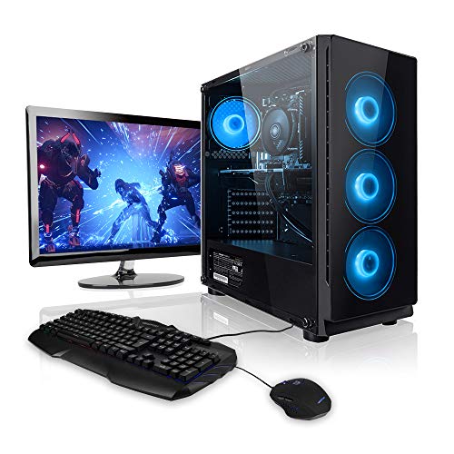 Pack Gaming - Megaport PC Intel Core i5-10500 • 24&quot; ASUS Full-HD • Teclado y ratón Gaming • GeForce GTX1050Ti 4GB • 16GB DDR4 • Windows 10 Home • 1TB HDD • PC Gamer • Ordenador de sobremesa