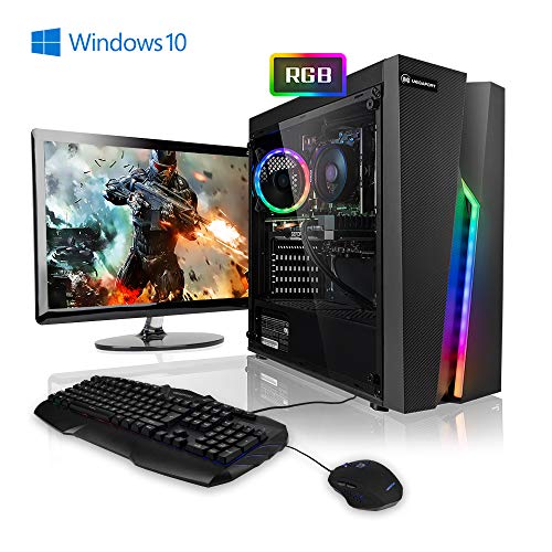 Pack Gaming - ordenador gaming PC AMD Athlon 3000G 2x 3.50GHz • 24&quot; ASUS Full-HD • Teclado y ratón gaming • Nvidia GeForce GT1030 • 8GB DDR4 • Windows 10 Home • 1TB disco duro • Ordenador de sobremesa