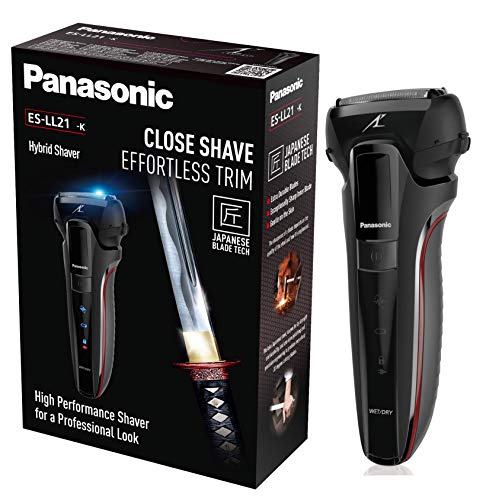 Panasonic ES-LL21-K503 - Afeitadora Premium WET&amp;DRY 3 en 1, Recortadora y Perfilador de Barba (2 peine guía)