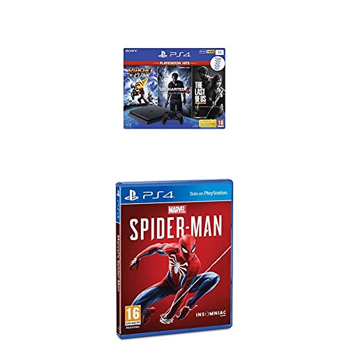 Playstation 4 (PS4) - Consola 1TB + Ratchet &amp; Clank + The Last of Us + Uncharted 4 + Marvel's Spiderman