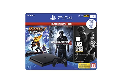 Playstation 4 (PS4) - Consola 1TB + Ratchet &amp; Clank + The Last of Us + Uncharted 4