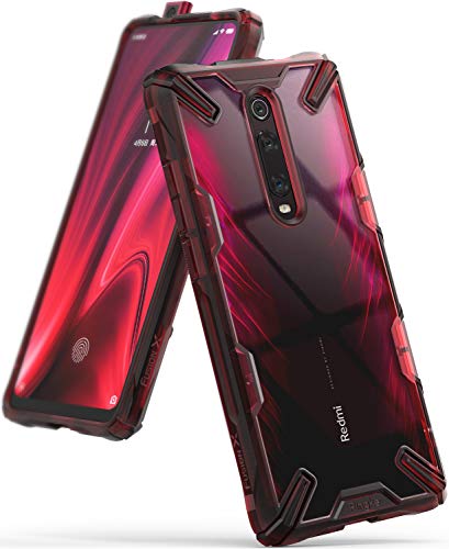 Ringke Fusion-X Diseñado para Funda Xiaomi Mi 9T, Mi 9T Pro, Redmi K20, Redmi K20 Pro Protección Resistente Impactos Carcasa Xiaomi Mi 9T, Funda para Xiaomi Mi 9T Pro - Ruby Red