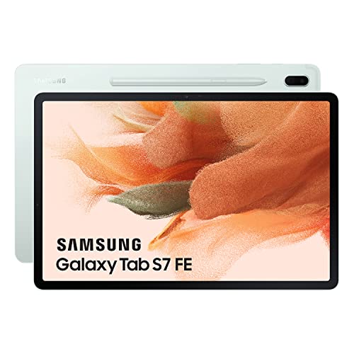 SAMSUNG Galaxy Tab S7 FE - Tablet de 12.4&quot; - Color Verde [Versión española]
