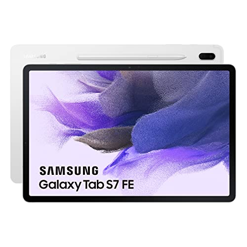 SAMSUNG Galaxy Tab S7 FE - Tablet de 12.4&quot; - Color Plata [Versión española]