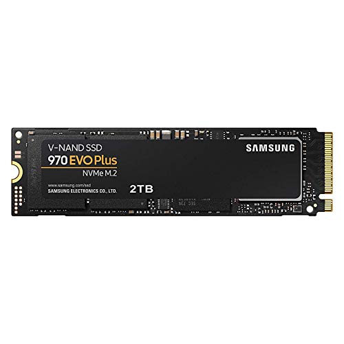 Samsung mz-v7s250bw Unidad SSD 970 EVO Plus, 2 TB, M.2, NVMe, tamaño 2.5 &quot;, Interfaz SATA 6 GB/s, Color Negro/Naranja