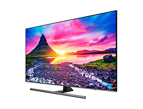 Samsung TV NU8075 Smart TV de 55&quot; 4K HDR 10+ (Pantalla Slim,Quad-Core,4 HDMI,2 USB),Color Negro(Slate Black + Carbon Silver),Clase de eficiencia energética A