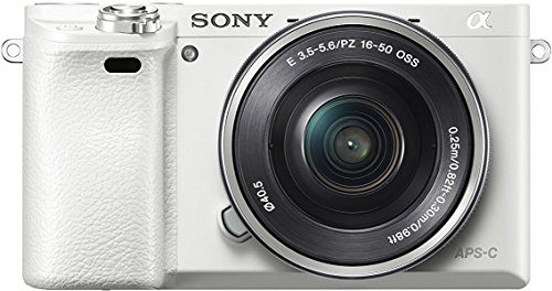 Sony Alpha 6000 - Cámara compacta de 24.3 Mp (pantalla de 3.0&quot;,zoom óptico 3x),blanco (importado) (SEL-P1650)