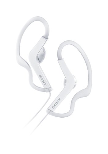 Sony MDRAS210APW.CE7 - Auriculares Deportivos de Botón con Agarre al Oído, Color Blanco, 10