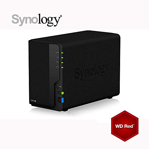 Synology - DS218+ 6Go - NAS 2To (2X 1To) WD Red