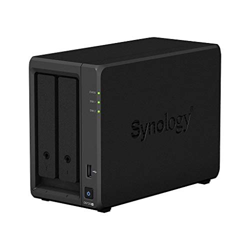 Synology DS720+ 6TB 2 Bay Desktop NAS Solution, Instalado con 2 Unidades Western Digital Red Drives de 3TB (Solución WD, 6 TB)