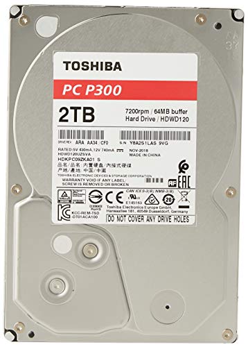 Toshiba P300 - Disco Duro Interno de 2 TB, 3.5&quot;