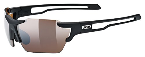 Uvex Sportstyle 803 Small colorvision Gafas de Sol Rectangular Deporte - Gafas de Sol (negro mate)