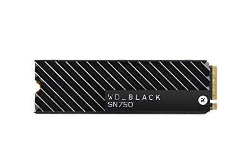 WD Black SN750 - SSD Interno NVMe con disipador térmico para Gaming de Alto Rendimiento, 1 TB