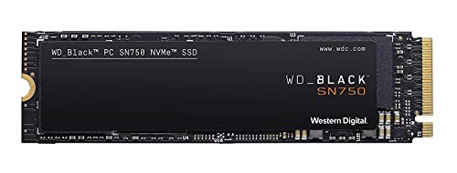 WD Black SN750 - SSD Interno NVMe para Gaming de Alto Rendimiento, 2 TB (Sin disipador térmico, 2TB)