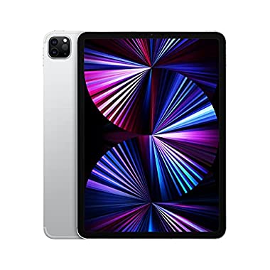 2021 Apple iPad Pro (de 11 Pulgadas, con Wi-Fi + Cellular, 256 GB) - Plata (3.ª generación)