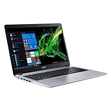 Acer Aspire 5 15.6 Inch FHD Slim Laptop, AMD Ryzen 3 3200U, Vega 3 Graphics, 4GB DDR4, 128GB SSD, American English QWERTY Backlit Keyboard