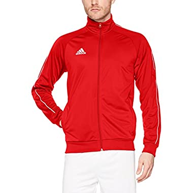 adidas Core18 PES Jkt Sport Jacket, Hombre, Rojo (Power Red/White), XS