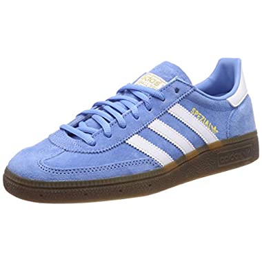 adidas Handball Spezial, Sneaker Hombre, Light Blue/Footwear White/Gum, 43 1/3 EU