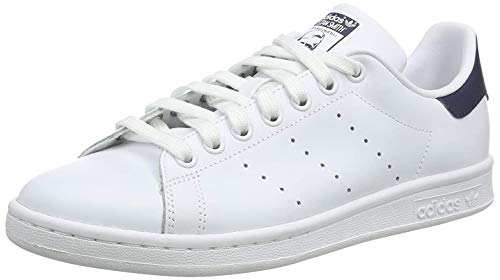 adidas Originals Stan Smith, Zapatillas Adulto, Blanco (Core White/Running White/New Navy), 48 EU
