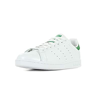 adidas Originals Stan Smith, Zapatillas Adulto, Blanco (Ftwbla/Blabas/Verde), 55 EU