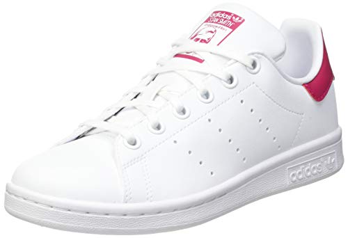 adidas Stan Smith, Sneaker, Footwear White/Footwear White/Bold Pink, 32 EU