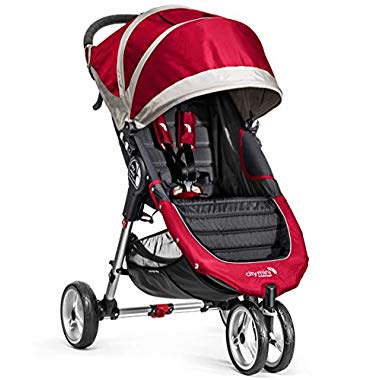 Baby Jogger City Mini 3 - Silla de paseo, color rojo/gris (Rojo / Gris)