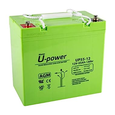 Bateria Plomo Agm 55Ah 12V (55ah12v, Verde)