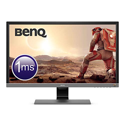 BenQ EL2870U - Monitor Gaming de 28" 4K UHD, Gris Metálico