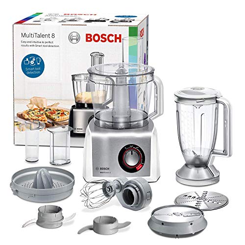 Bosch MultiTalent 8 Procesador de alimentos / robot de cocina (Blanco, Version 2019)