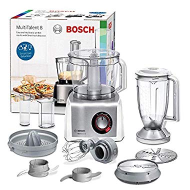 Bosch MultiTalent 8 Procesador de alimentos / robot de cocina (Blanco, Version 2019)