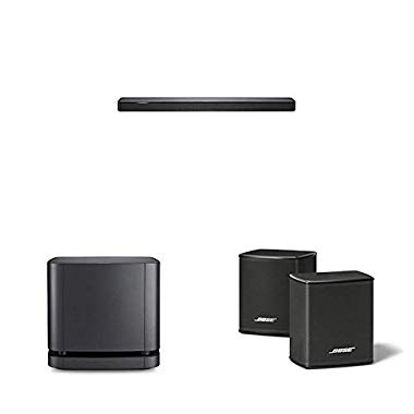 Bose - Barra de sonido 500, Bluetooth y Wifi, negro + Bass Module 500, inalámbrico, negro + Bose 809281-2100 - Surround Speakers, negro