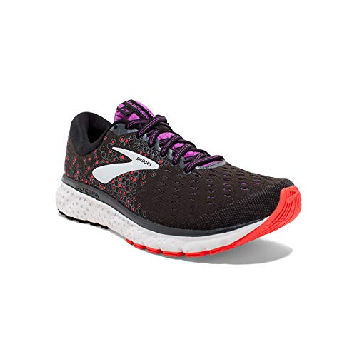 Brooks Glycerin 17, Zapatillas de Running para Mujer, Negro (Black/Fiery Coral/Purple 059), 41 EU