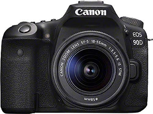 Canon EOS 90D Cámara Réflex de 32.5 MP Kit Cuerpo con Objetivo EF-S 18-55mm f/ 3.5-5.6 IS USM)