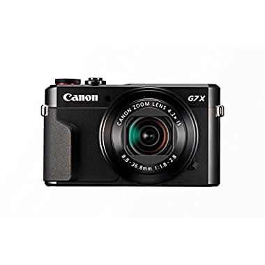 Canon PowerShot G7 X Mark II - Cámara digital compacta de 20.1 MP, color negro